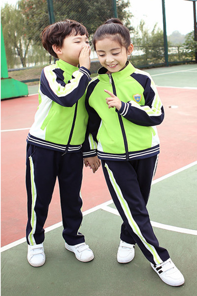 New girls' sports suits Pure cotton leisure suits